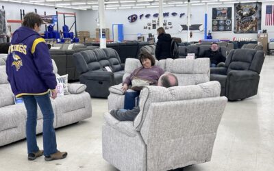 When it’s cold outside we don’t mind if you sit down and get comfortable for a little chit chat time.