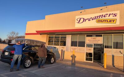 Another mattress from Dreamers Outlet Mattress Clearance Center on its’ way to wrap someone in luxury